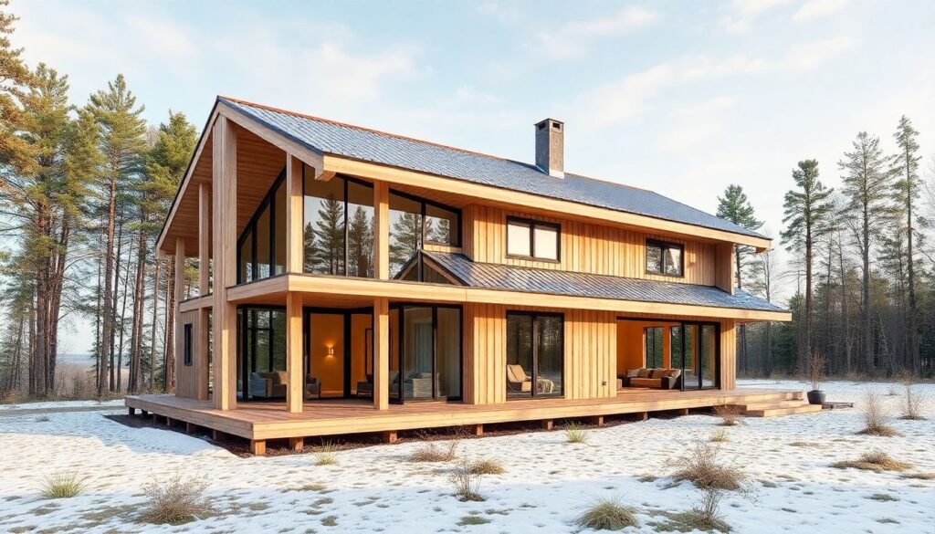 Проекты финских каркасных домов: особенности и преимущества - иллюстрация