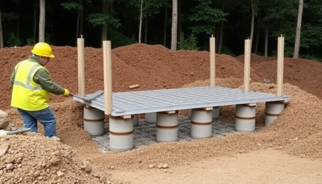 Буронабивной фундамент с ростверком: технология устройства - иллюстрация