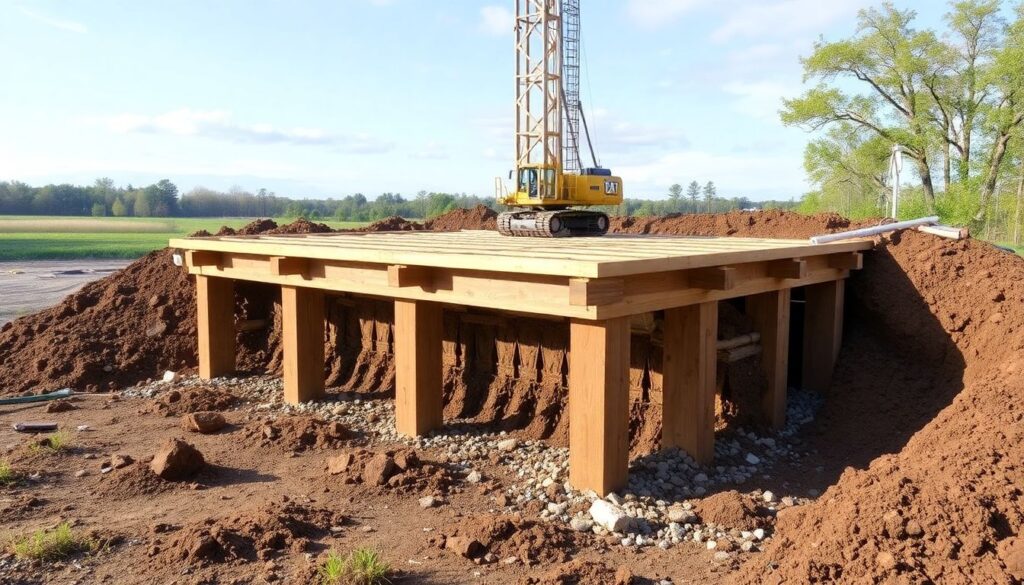 Буронабивной фундамент с ростверком: технология устройства - иллюстрация