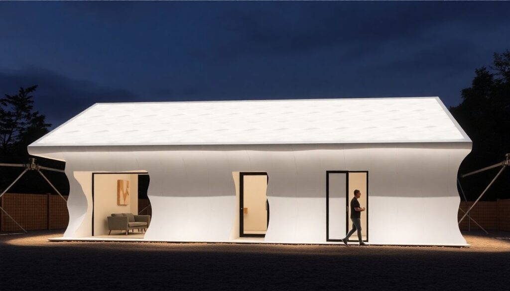 Технология строительства из 3D-панелей (несъемная опалубка) - иллюстрация