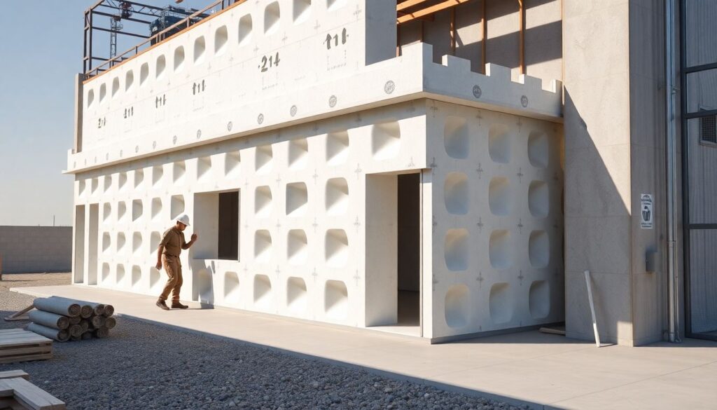 Технология строительства из 3D-панелей (несъемная опалубка) - иллюстрация