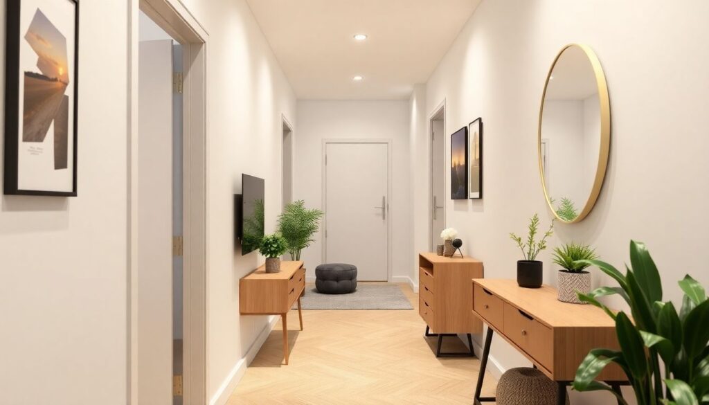 Дизайн узкой и длинной прихожей: как расширить пространство - иллюстрация