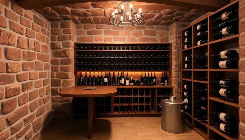 Обустройство винного погреба в подвале частного дома - иллюстрация