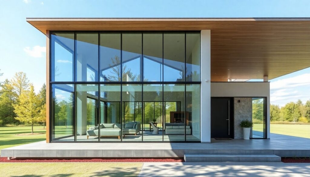 Проекты домов с панорамным остеклением: плюсы и минусы - иллюстрация