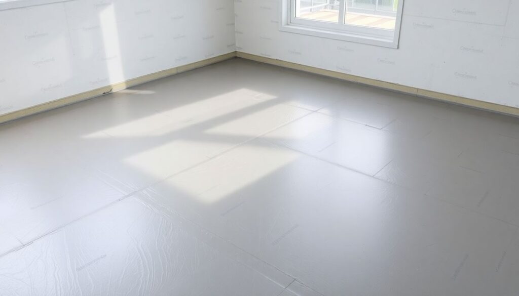 Полусухая стяжка пола: технология, преимущества и недостатки - иллюстрация