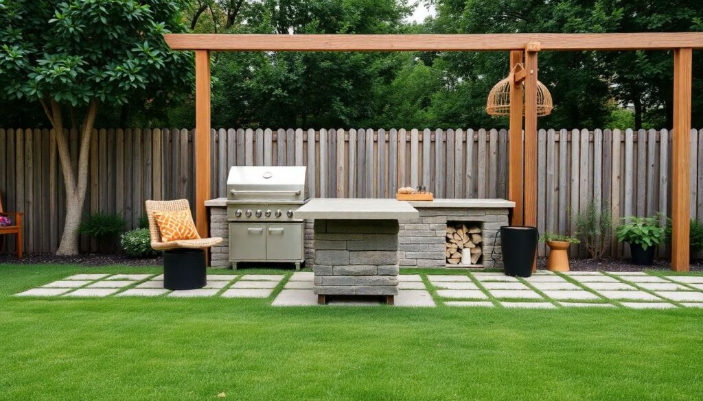 Обустройство мангальной зоны на даче: от простого мангала до летней кухни - иллюстрация