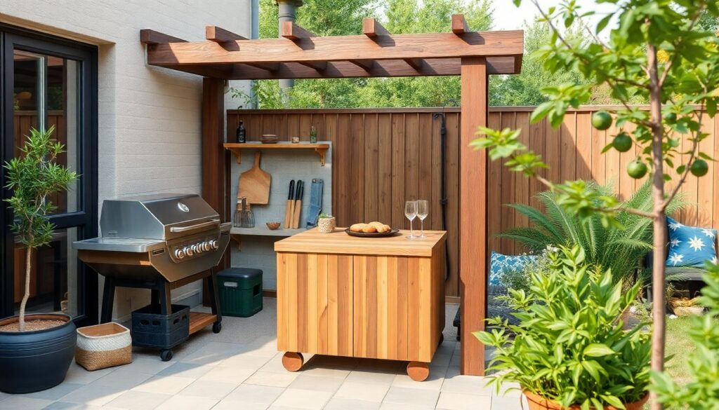 Обустройство мангальной зоны на даче: от простого мангала до летней кухни - иллюстрация