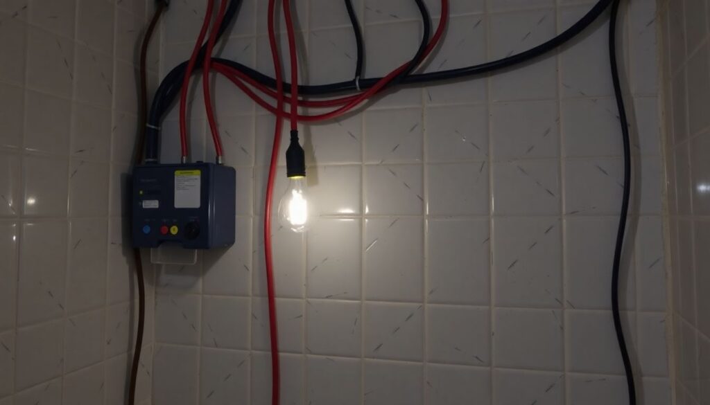 Электрика в бане и сауне: схема и требования безопасности - иллюстрация