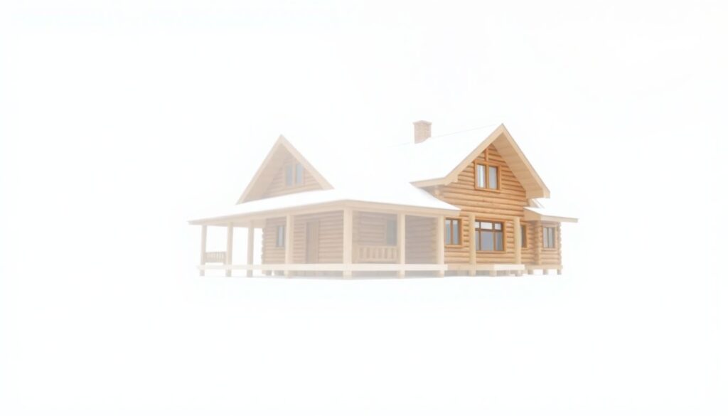 Строительство дома из оцилиндрованного бревна: особенности и подводные камни - иллюстрация