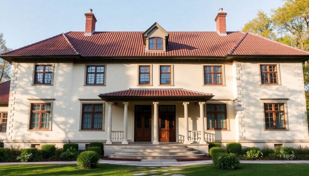 Архитектурные стили частных домов: от классики до барнхауса - иллюстрация