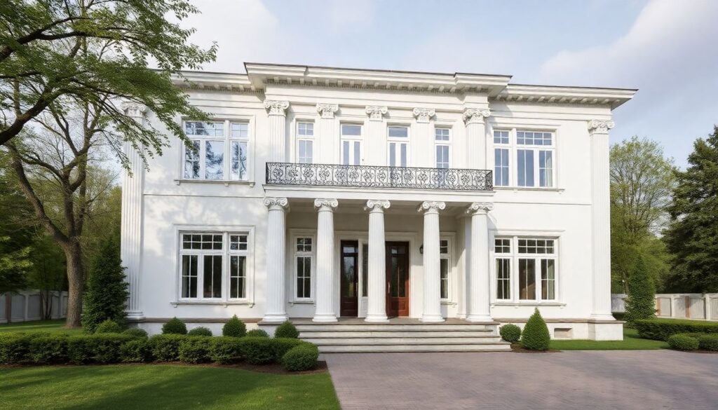 Архитектурные стили частных домов: от классики до барнхауса - иллюстрация