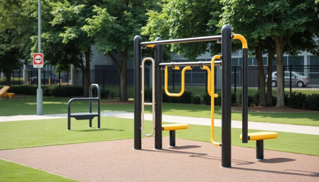 Обустройство спортивной площадки на загородном участке - иллюстрация