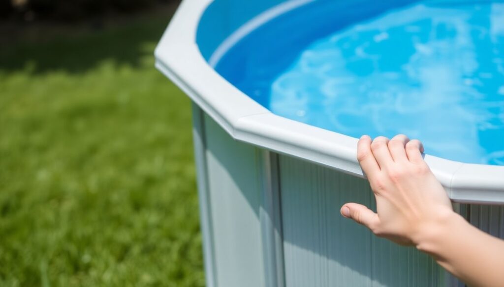 Как ухаживать за каркасным бассейном на даче - иллюстрация