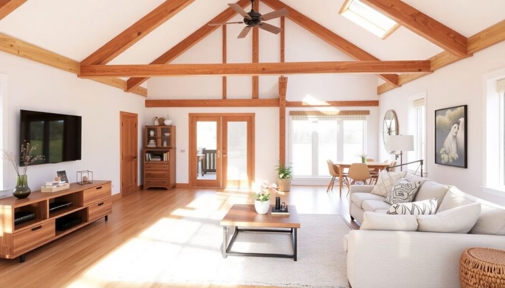 Проекты домов-барнхаус: фото, планировки и особенности стиля - иллюстрация