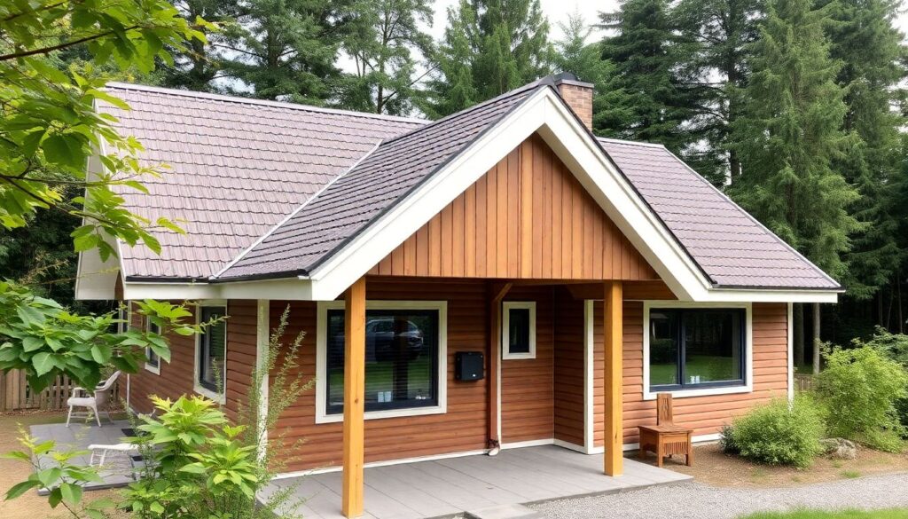 Обшивка фронтонов крыши: материалы и технология - иллюстрация