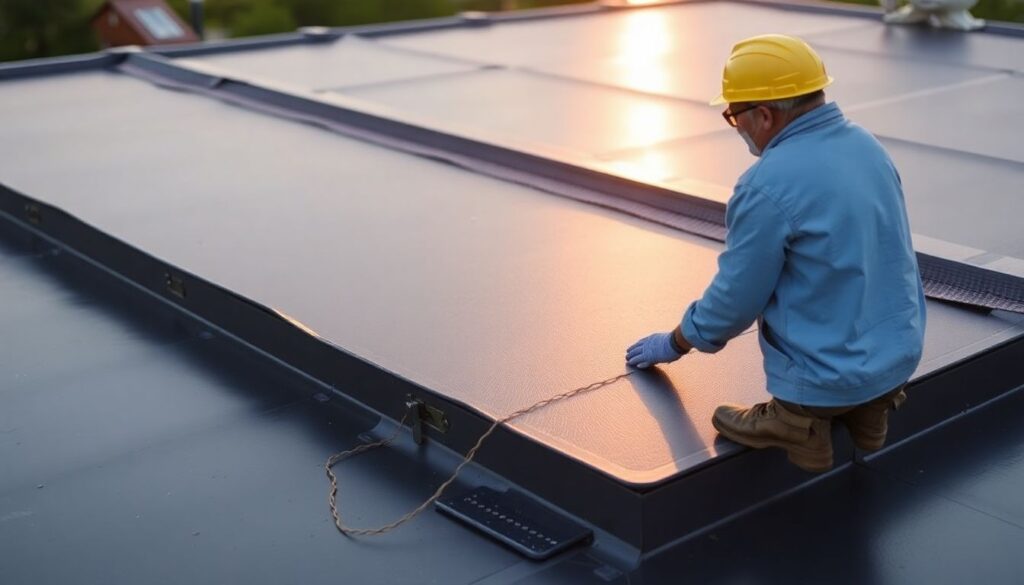 Строительство дома с плоской эксплуатируемой кровлей: технология и нюансы - иллюстрация