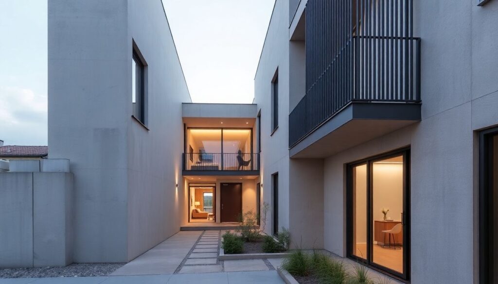 Проекты домов для узкого и длинного участка - иллюстрация