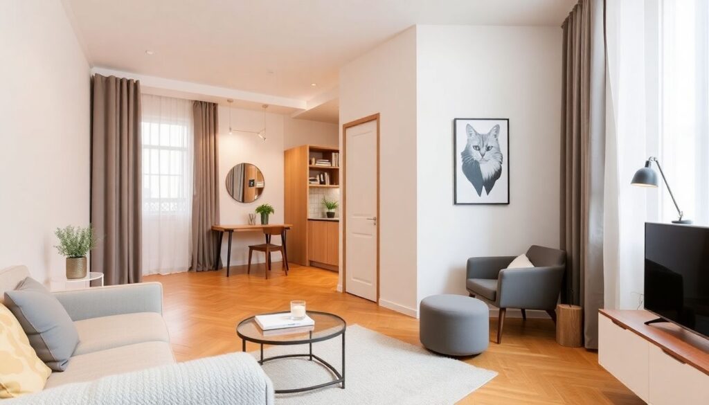 Дизайн квартиры-студии 30 кв.м: как разместить все необходимое - иллюстрация