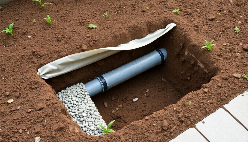 Как сделать ливневую канализацию вокруг дома своими руками - иллюстрация