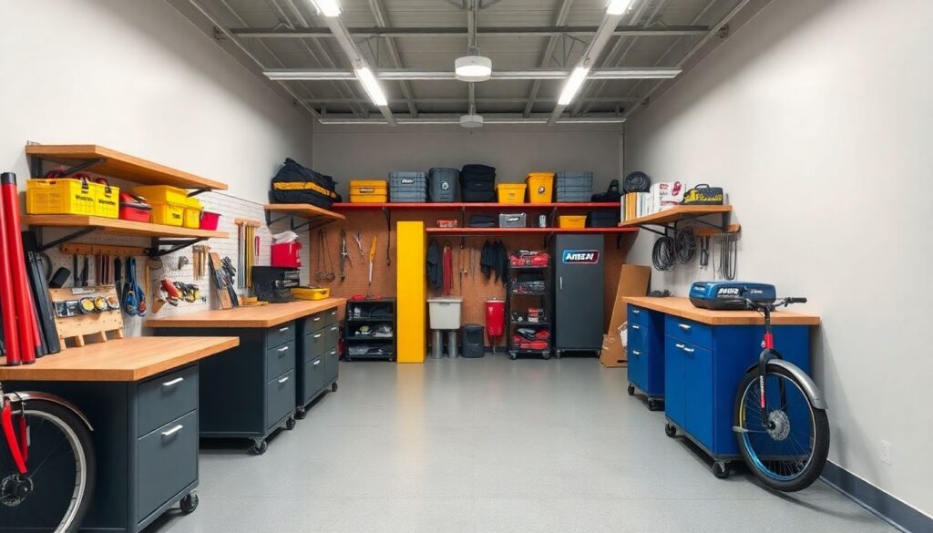 Идеи для хранения инструментов в гараже: стеллажи, верстаки, настенные системы - иллюстрация