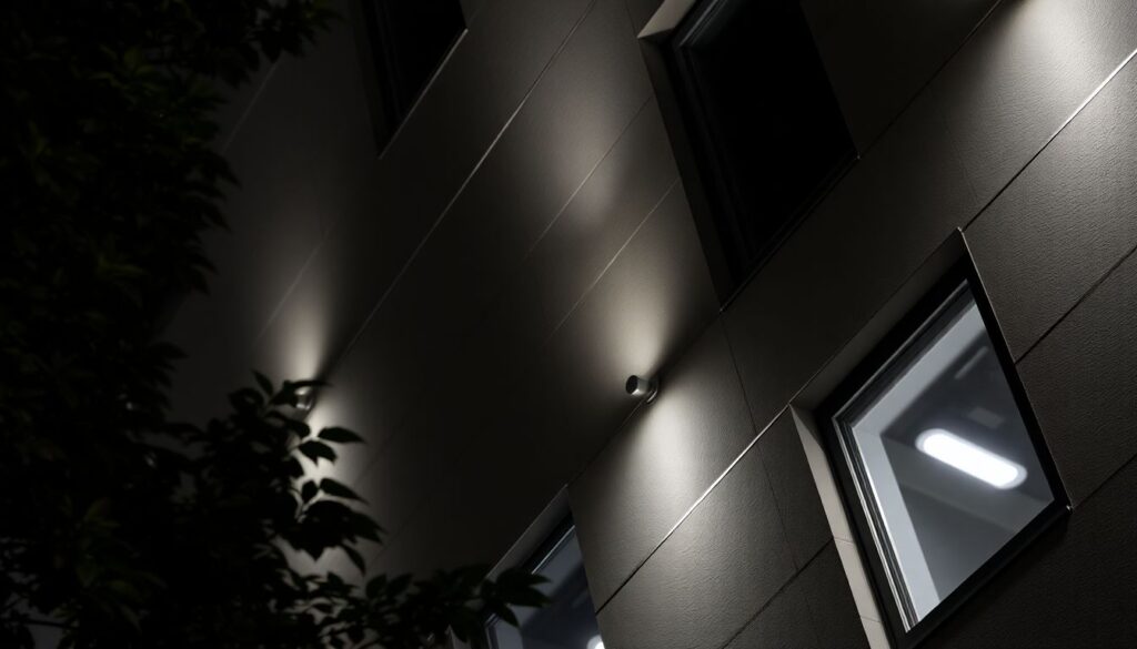 Декоративная подсветка фасада дома: идеи и оборудование - иллюстрация