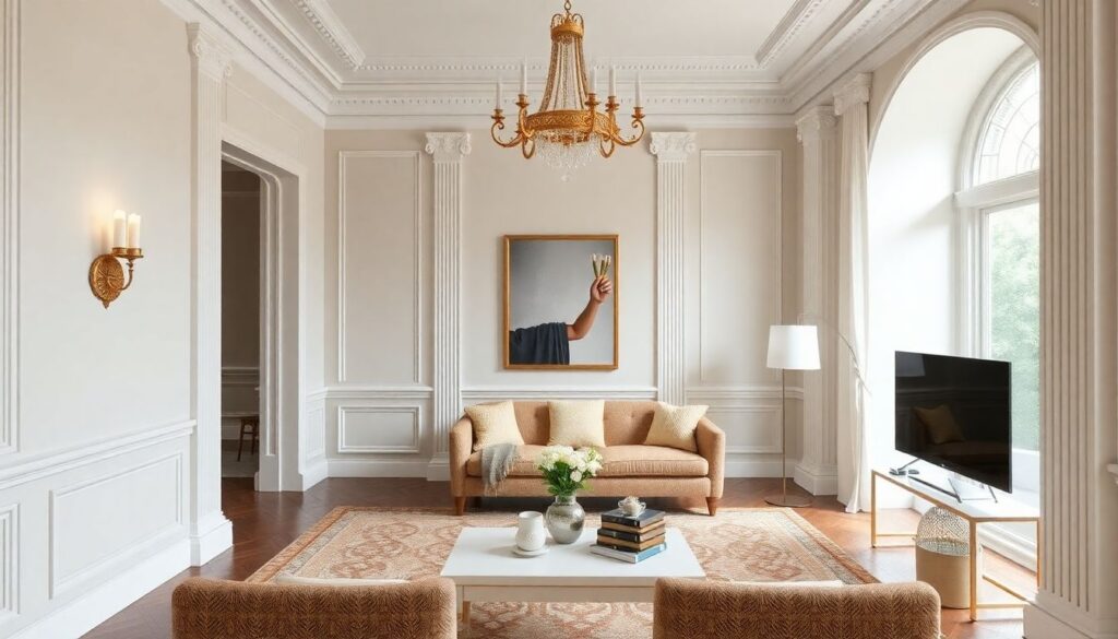Дизайн интерьера в стиле неоклассика: фото и идеи - иллюстрация