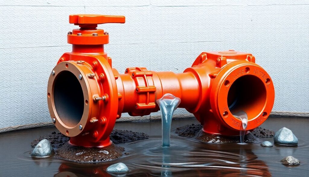 Установка обратного клапана на канализацию: зачем он нужен - иллюстрация