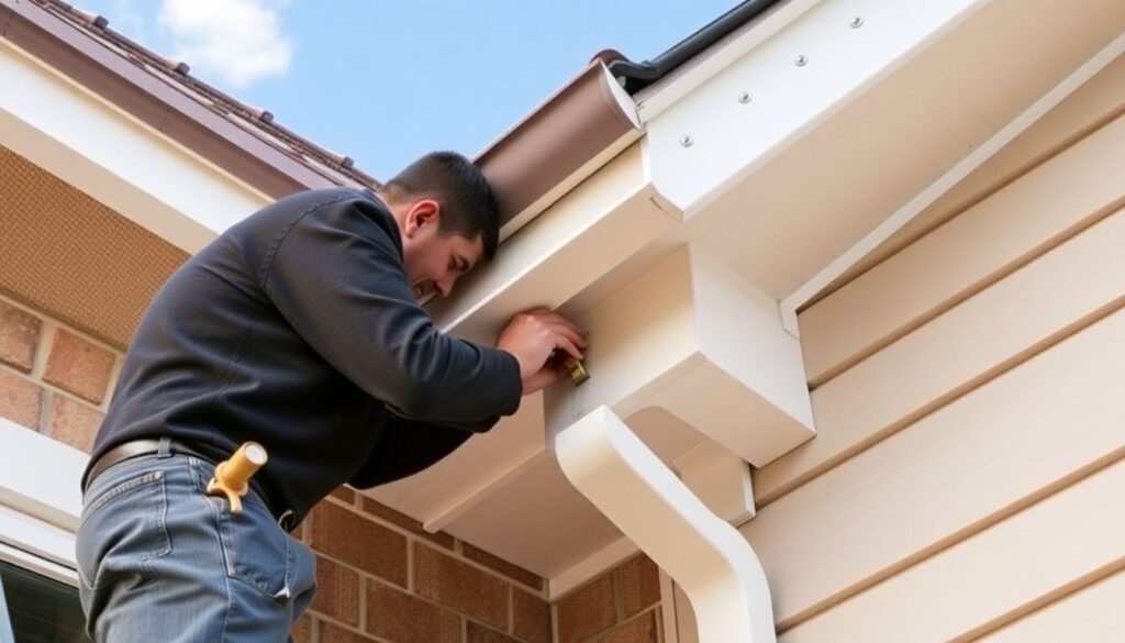 Подшивка свесов крыши софитами: материалы и технология - иллюстрация