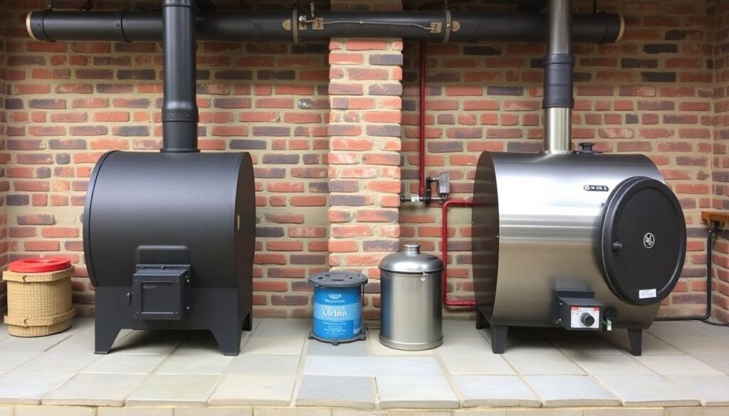 Как выбрать твердотопливный котел для дома: чугунный или стальной - иллюстрация