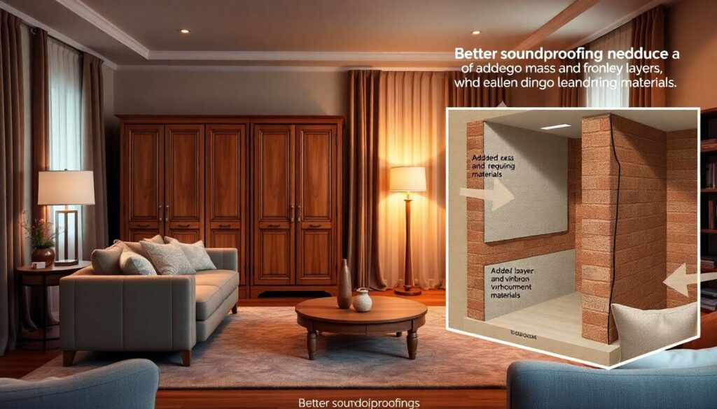 Как сделать звукоизоляцию межкомнатных перегородок - иллюстрация