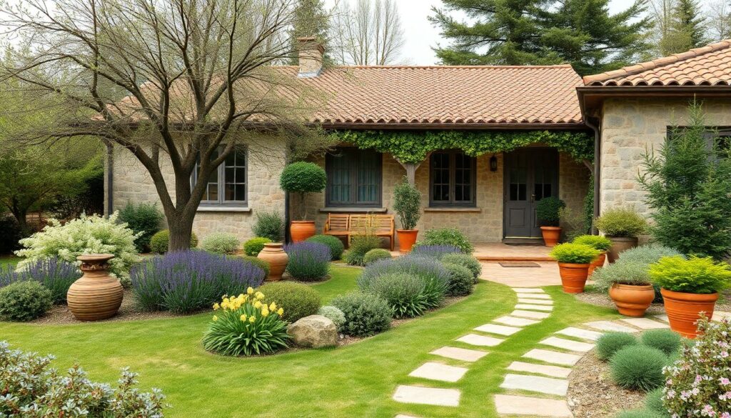 Ландшафтный дизайн в средиземноморском стиле: фото и идеи - иллюстрация