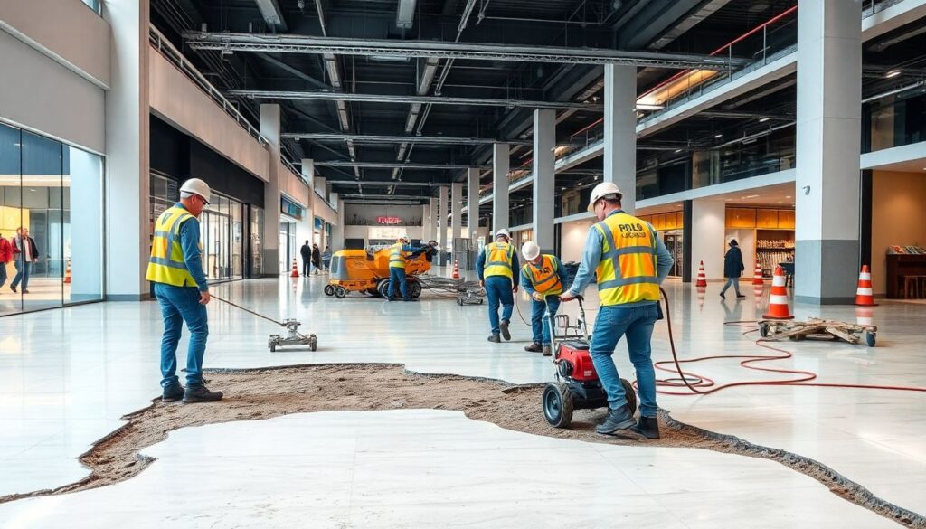 Ремонт стяжки пола: как устранить трещины и выбоины - иллюстрация