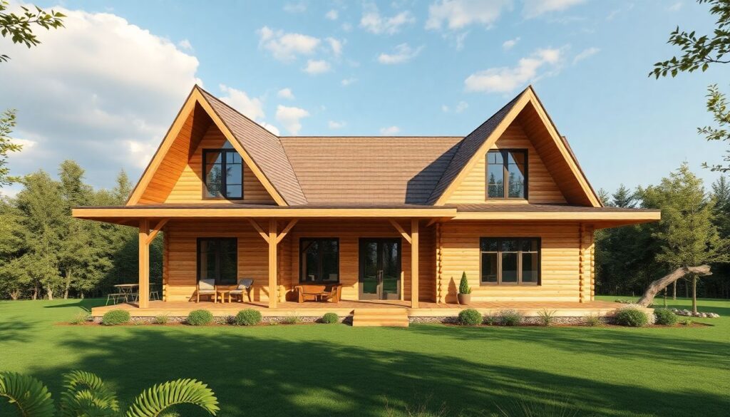 Проекты домов из профилированного бруса: плюсы и минусы - иллюстрация