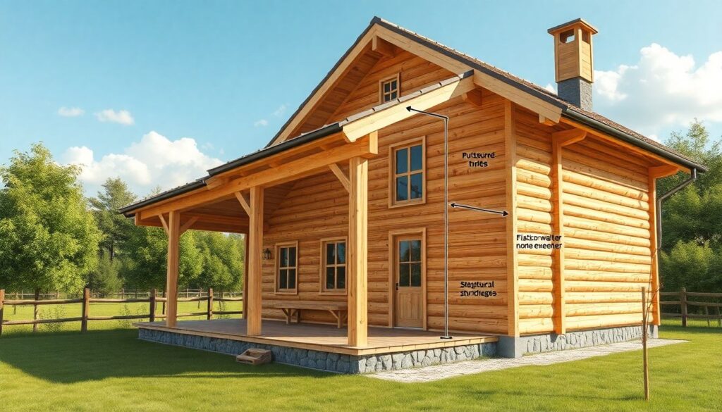 Проекты домов из профилированного бруса: плюсы и минусы - иллюстрация