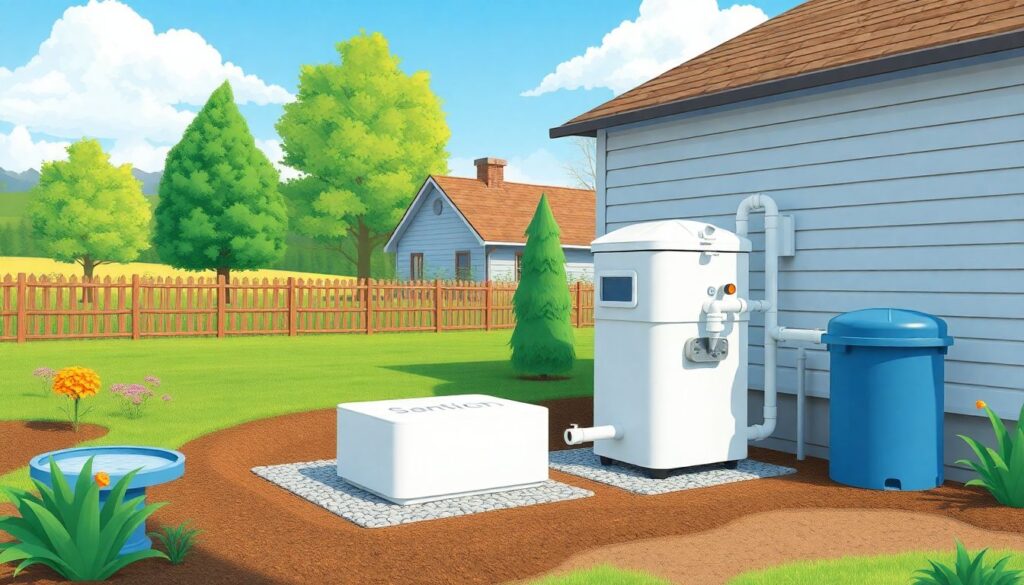 Как выбрать и установить септик без откачки (станцию биоочистки) - иллюстрация