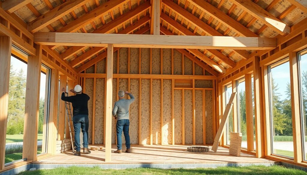 Чем лучше утеплить каркасный дом: минвата, эковата, ППУ - иллюстрация