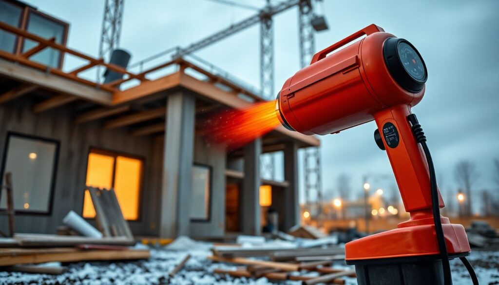 Обзор электрических тепловых пушек для гаража и стройки - иллюстрация