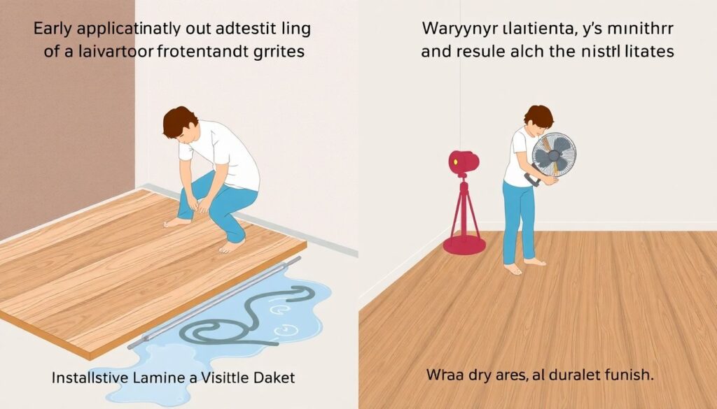 Как сделать идеально ровный пол под ламинат или плитку - иллюстрация