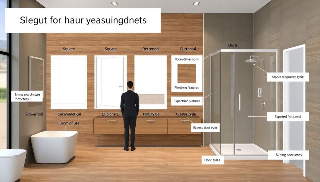 Выбор и установка душевого уголка и поддона - иллюстрация