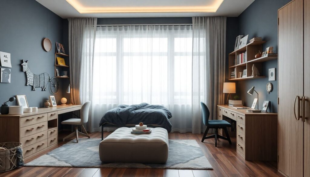 Дизайн подростковой комнаты для мальчика: идеи и фото - иллюстрация