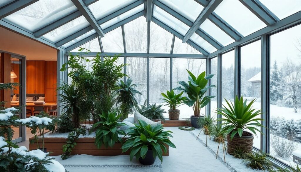 Зимний сад в частном доме: проектирование, остекление, отопление - иллюстрация