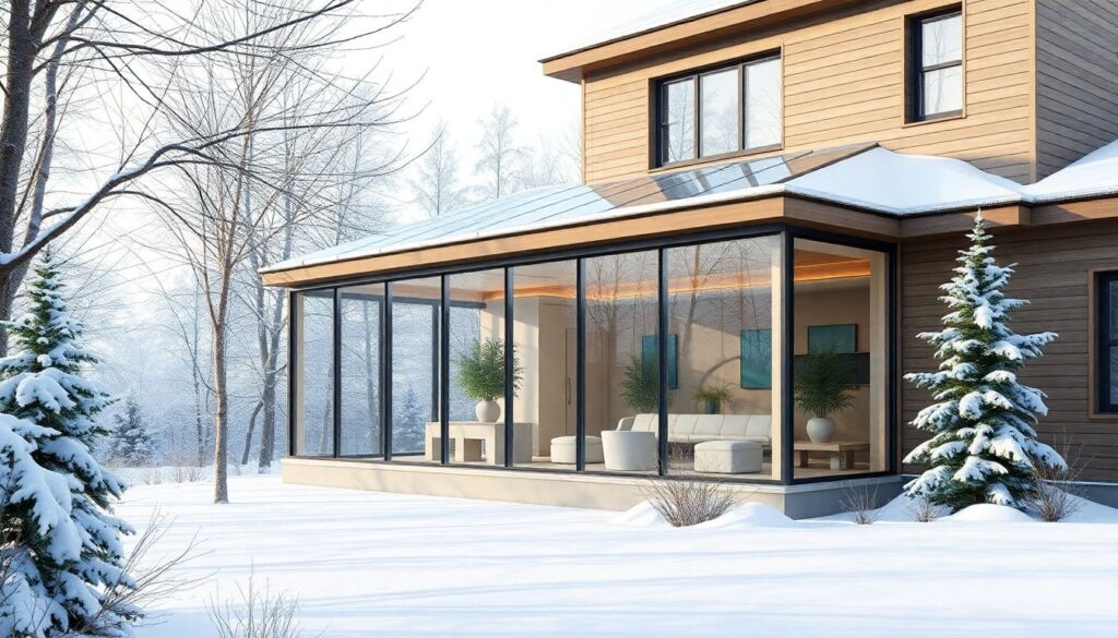 Зимний сад в частном доме: проектирование, остекление, отопление - иллюстрация