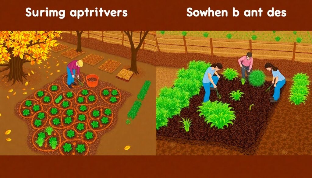 Как сделать теплые грядки своими руками весной и осенью - иллюстрация