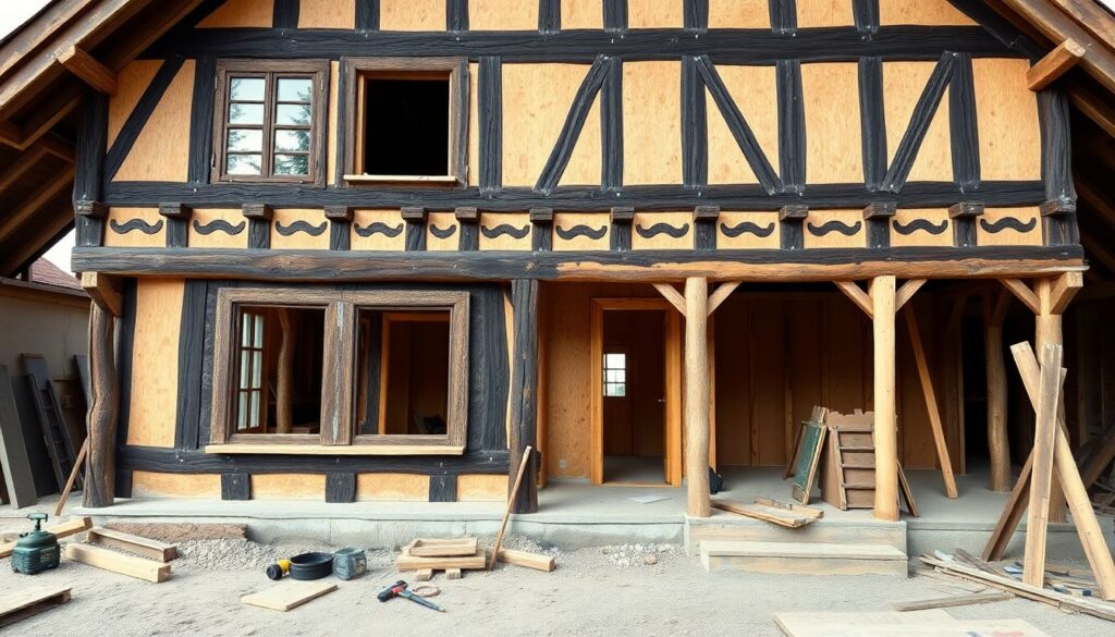 Проекты домов в стиле фахверк: от классики до хай-тек - иллюстрация