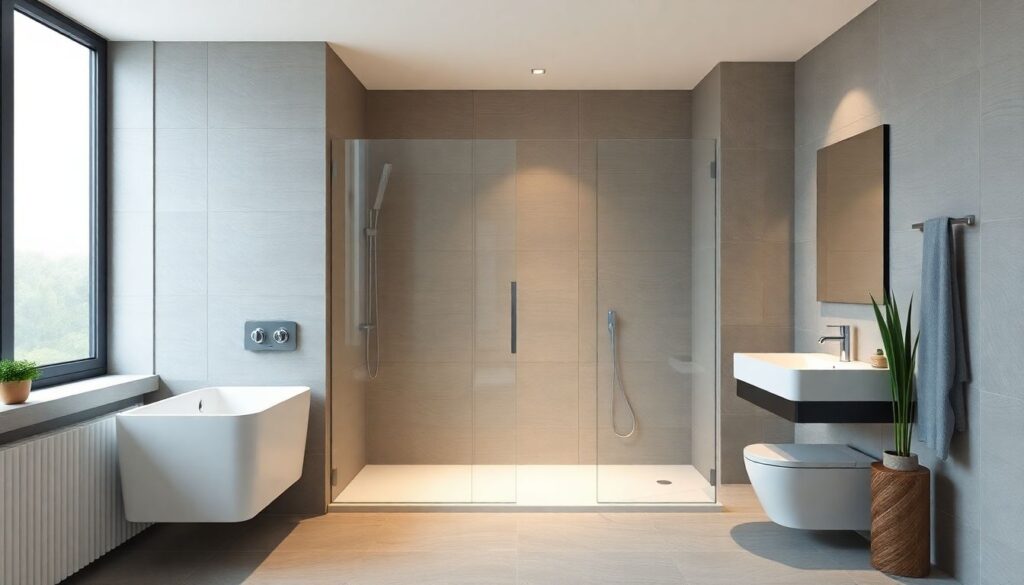 Как сделать гидроизоляцию душевой в строительном исполнении (без поддона) - иллюстрация