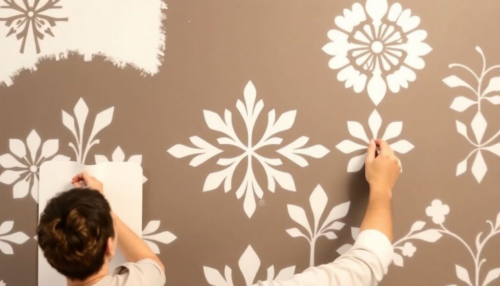 Идеи для декора стен своими руками: от трафаретов до барельефа - иллюстрация