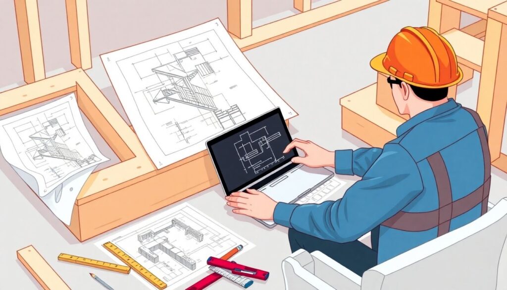 Как сделать опалубку для монолитной лестницы - иллюстрация