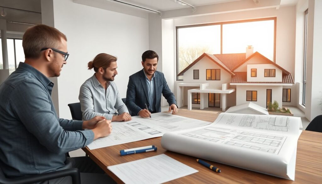 Проекты домов из газобетона с мансардой и гаражом - иллюстрация