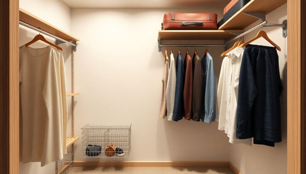 Идеи для маленькой гардеробной: как все организовать - иллюстрация