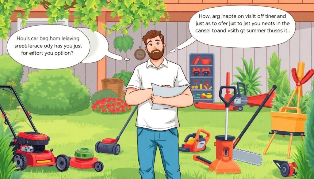 Обзор садовой техники: триммеры, газонокосилки, культиваторы - иллюстрация